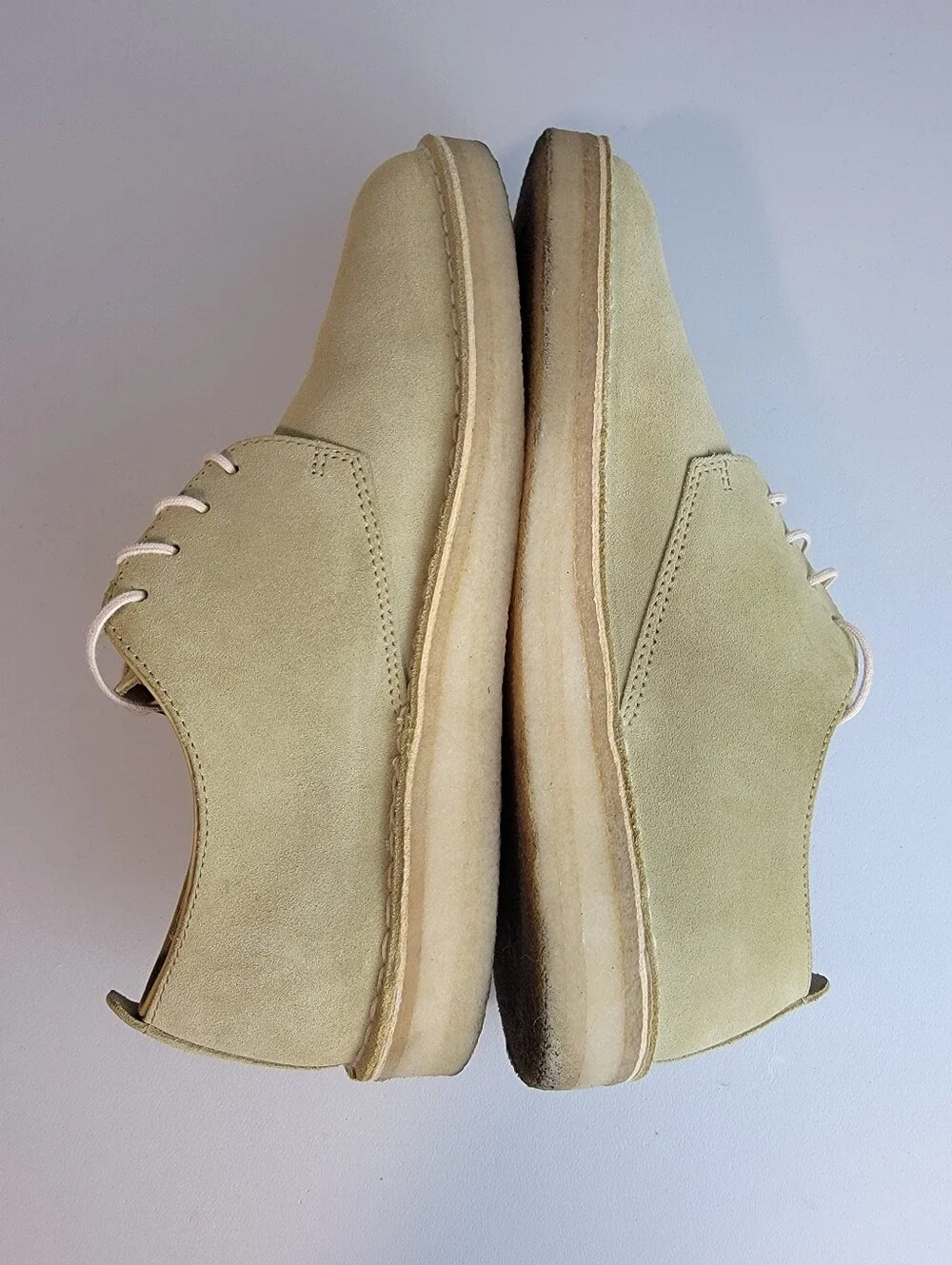 Clarks Originals Men's Coal London Maple Suede Leather Derby Shoes Size 10 M